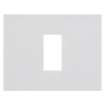 Rama decorativa Gewiss Chorus Monochrome Geo 1 modul alba GW16401TB