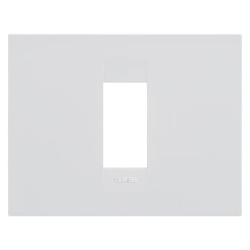 Rama decorativa Gewiss Chorus Monochrome Geo 1 modul alba GW16401TB