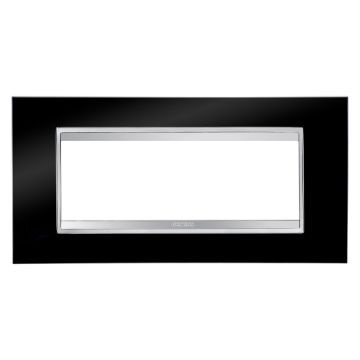 Rama decorativa Gewiss Chorus Lux 6 module negru GW16206TN