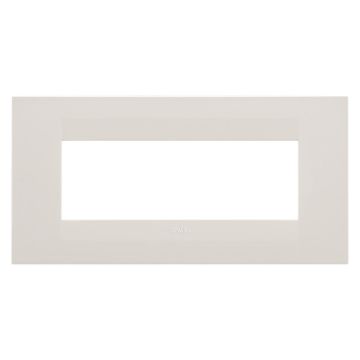 Rama decorativa Gewiss Chorus Geo Ivoire 6 module GW16406TI