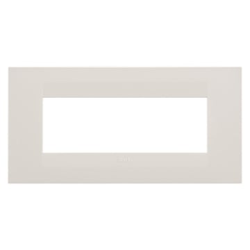 Rama decorativa Gewiss Chorus Geo Ivoire 6 module GW16406TI