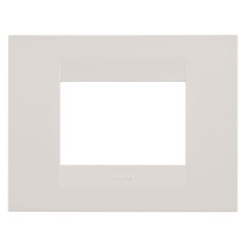 Rama decorativa Gewiss Chorus Geo 3 module Ivoire GW16403TI