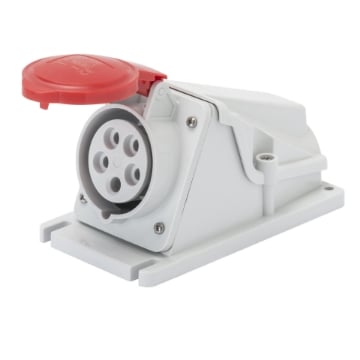 Priza industriala Gewiss, aplicata, 3P+N+E, 32A, 400V, IP44, GW62493
