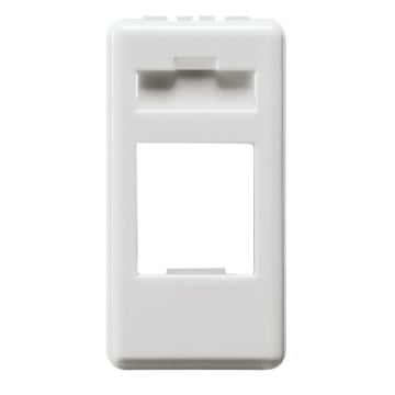 Carcasa Gewiss System alba pentru priza date RJ45 Cat. 5E UTP 1 modul GW20270