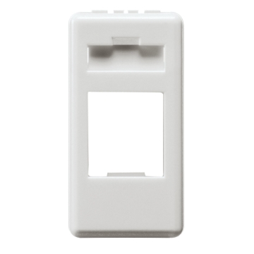 Carcasa Gewiss System alba pentru priza date RJ45 Cat. 5E UTP 1 modul GW20270