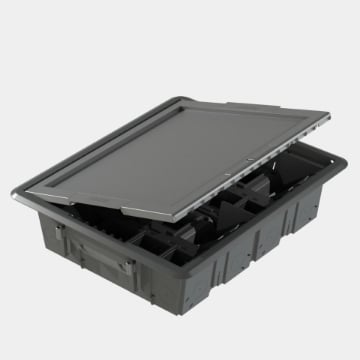Doza pardoseala Gewiss 32 module cu capac decupat GW24607
