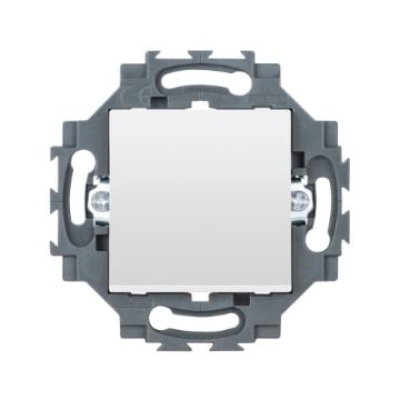 Intrerupator LED cap scara Gewiss Dahlia cablare rapida 1P 10AX alb GW35071W