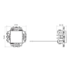 Intrerupator LED Gewiss Dahlia revenire cablare rapida 1P 10A alb GW35022W