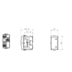Intrerupator Up-Down Gewiss Chorus Monochrome 1 modul Alb GW10121