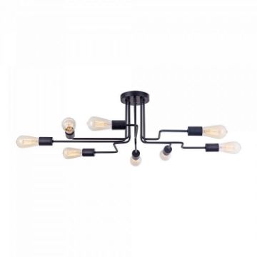 Plafoniera living Maytoni Gilbert Black T532CL-08B