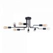 Plafoniera living Maytoni Gilbert Black T532CL-08B