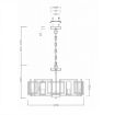 Pendul Maytoni Bowi Gold H009PL-06G