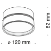 Spot LED Maytoni Onda White C024CL-L18W
