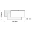 Aplica LED Maytoni Trame White C804WL-L12W