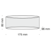 Aplica LED Maytoni Trame White C806WL-L5W