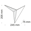 Aplica LED Maytoni Trame White C808WL-L3W
