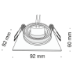 Spot Maytoni Atom White DL024-2-01W