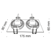 Spot Maytoni Atom White DL024-2-02W