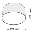 Plafoniera LED Maytoni Zon White C032CL-L12W4K