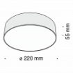 Plafoniera LED Maytoni Zon Black C032CL-L32B4K