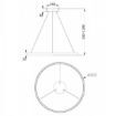 Pendul LED Maytoni Rim Black MOD058PL-L42B4K