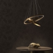 Pendul LED Maytoni Rim Brass MOD058PL-L100BS4K