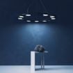 Pendul LED Maytoni Fad Black MOD070PL-L63B3K