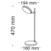 Veioza LED Maytoni Fad Black MOD070TL-L8B3K