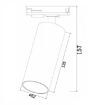 Spot LED sina Maytoni Focus Unity Track System White TR021-1-12W4K