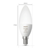 Set becuri LED Philips Hue BT 5.3W B39 E14 470LM White and Color Ambiance