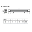 Corp LED Philips Ledinaire TW1 46W 4000k 5600lm IP66 IK08 PC02109