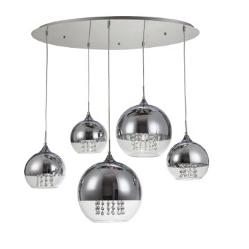 Lustra Maytoni Fermi Nickel P140-PL-170-5-N