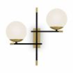 Aplica dormitor Maytoni Nostalgia Black-Matte Gold MOD050WL-02G