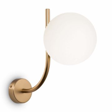 Aplica dormitor Maytoni Rendez-Vous Brass-White MOD109WL-01BS