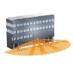 Senzor miscare infrarosu Steinel IS 3180 KNX patrat AP 58135