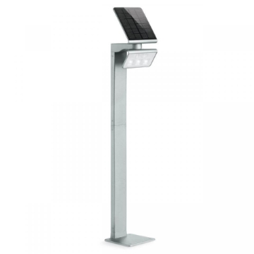 Stalp iluminat LED solar Steinel XSolar Silver senzor miscare infrarosu 671211