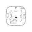 Detector prezenta infrarosu Steinel IR Quattro KNX V3 58487
