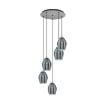 Lustra Eglo Estanys Nickel-Black 39567