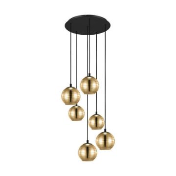 Lustra Eglo Lemorieta Black-Gold 39687