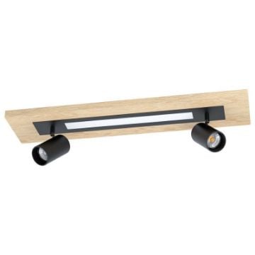 Plafoniera LED Eglo Torrestralle Brown-Black 39748
