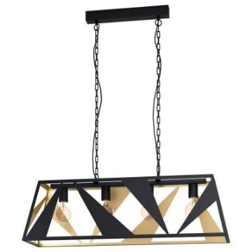 Lustra Eglo Tabloncito Black-Gold 39904