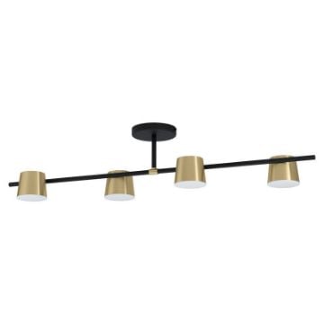 Plafoniera LED Eglo Altamira Brass-Black 39984