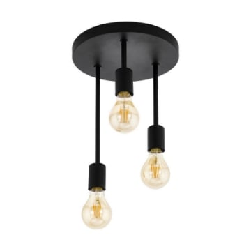 Plafoniera dormitor Eglo Wilmcote Black 43126