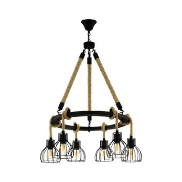 Lustra Eglo Rampside Black 43194