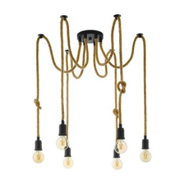 Lustra Eglo Rampside Black 43195