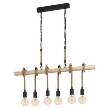 Lustra Eglo Youngstown Black-Brown 43319