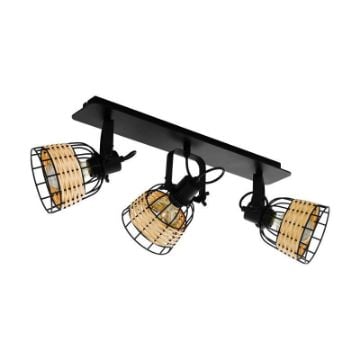 Plafoniera bucatarie Eglo Anwick Black-Brown 43326