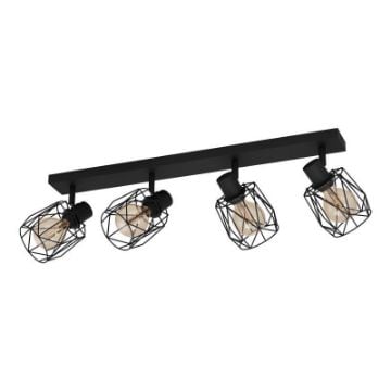 Plafoniera living Eglo Tossino Black 390044