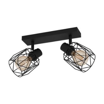 Plafoniera living Eglo Tossino Black 390043