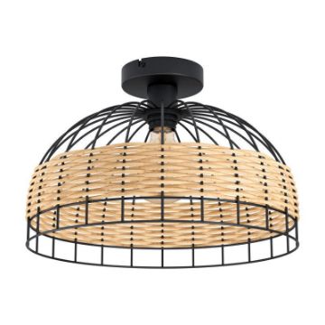 Plafoniera bucatarie Eglo Anwick Black-Brown 43398